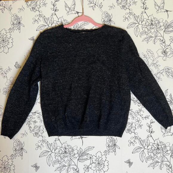 Alfred Dunner Dark grey with multicolor specks sweater - Picture 1 of 7